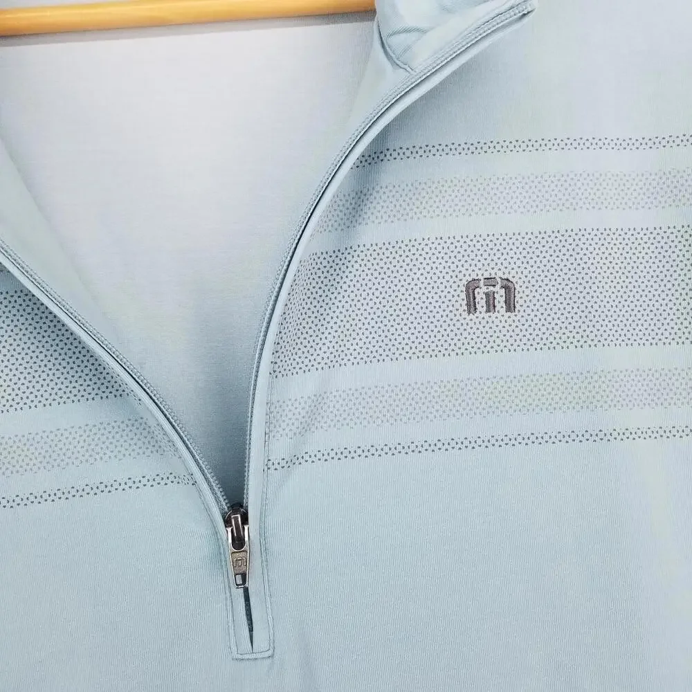 Travis Mathew 1/4 Zip Pullover Shirt Jacket XXL Light Blue Sedona Golf & Resort - Picture 8 of 15